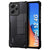 Mobielectro Camera Bump Protection | Slim Stylish 360 Protection Design |Crystal Clear | Shockproof Eagle Back Cover for RedMi 12 4G - Black