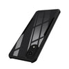 Mobielectro Camera Bump Protection | Slim Stylish 360 Protection Design |Crystal Clear | Shockproof Eagle Back Cover for Samsung A03 CORE- Black