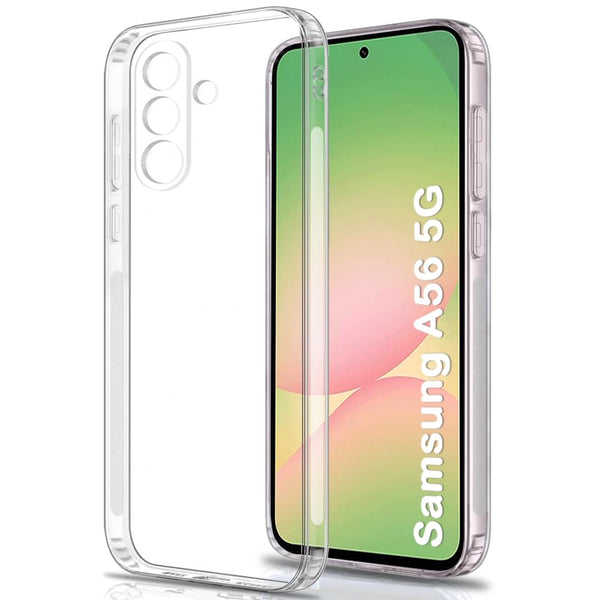 Mobielectro Clear Transparent Shockproof Scratch Resistant Protective Phone Case for Samsung A56 5G