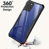 Mobielectro Camera Bump Protection | Slim Stylish 360 Protection Design |Crystal Clear | Shockproof Eagle Back Cover for Samsung A31 - Black