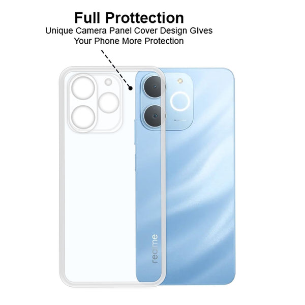 Mobielectro Clear Transparent Shockproof Scratch Resistant Protective Phone Case for Realme P4 Lite 5G