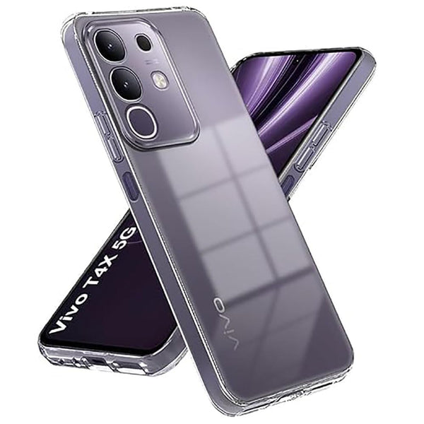 Mobielectro Soft Silicon Transparent |Scratch Resistant Clear Case for IQOO Z10X 5G