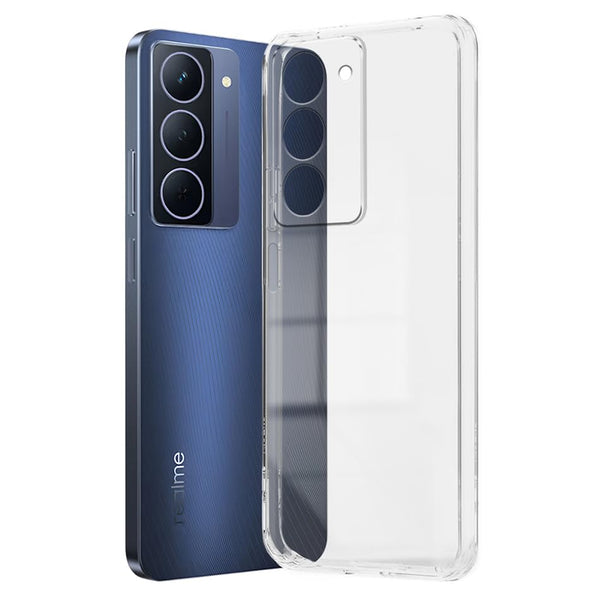 Mobielectro Soft Silicon Transparent |Scratch Resistant Clear Case for Realme Narzo 80 Lite 5G