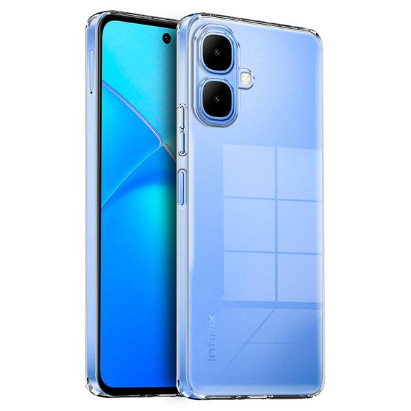 Mobielectro Clear Transparent Shockproof Scratch Resistant Protective Phone Case for Infinix Smart 10