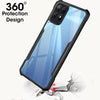 Mobielectro Camera Bump Protection | Slim Stylish 360 Protection Design |Crystal Clear | Shockproof Eagle Back Cover for Realme 8I - Black