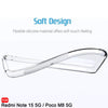 Mobielectro Clear Transparent Shockproof Scratch Resistant Protective Phone Case for POCO M8 5G