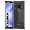 Mobielectro Soft Silicon Transparent |Scratch Resistant Clear Case for POCO C61