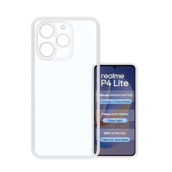 Mobielectro Clear Transparent Shockproof Scratch Resistant Protective Phone Case for Realme P4 Lite 5G