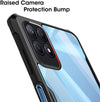 Mobielectro Camera Bump Protection | Slim Stylish 360 Protection Design |Crystal Clear | Shockproof Eagle Back Cover for Realme 8I - Black