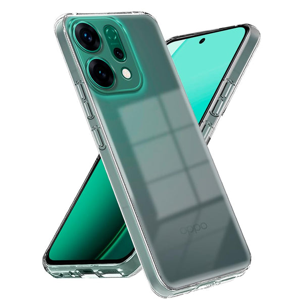 Mobielectro Soft Silicon Transparent |Scratch Resistant Clear Case for Oppo Reno 14 5G
