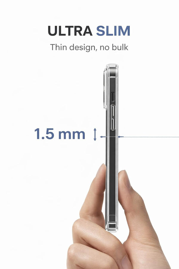 Mobielectro Clear Transparent Shockproof Scratch Resistant Protective Phone Case for OnePlus Nord 6 5G