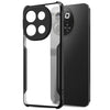 Mobielectro Camera Bump Protection | Slim Stylish 360 Protection Design |Crystal Clear | Shockproof Eagle Back Cover for Tecno Pova 6 NEO 5G - Black