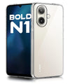 Mobielectro Clear Transparent Shockproof Scratch Resistant Protective Phone Case for LAVA Bold N1