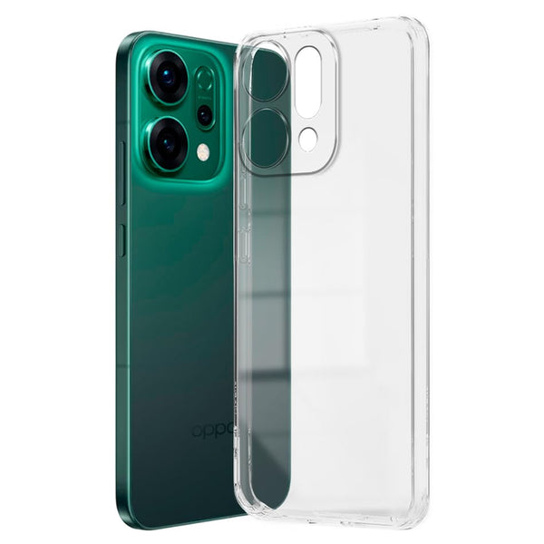 Mobielectro Soft Silicon Transparent |Scratch Resistant Clear Case for Oppo Reno 14 5G