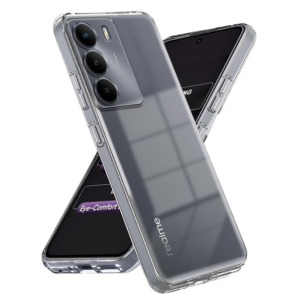 Mobielectro Clear Transparent Shockproof Scratch Resistant Protective Phone Case for Realme P3 Lite