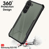 Mobielectro Camera Bump Protection | Slim Stylish 360 Protection Design |Crystal Clear | Shockproof Eagle Back Cover for Samsung S23 - Black