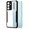 Mobielectro Camera Bump Protection | Slim Stylish 360 Protection Design |Crystal Clear | Shockproof Eagle Back Cover for Samsung F23 5G - Black