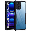 Mobielectro Camera Bump Protection | Slim Stylish 360 Protection Design |Crystal Clear | Shockproof Eagle Back Cover for Mi Note 12 Pro Plus 5G - Black
