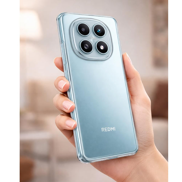 Mobielectro Clear Transparent Shockproof Scratch Resistant Protective Phone Case for Redmi Note 15 SE 5G
