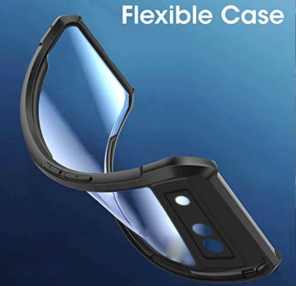 Mobielectro Camera Bump Protection | Slim Stylish 360 Protection Design |Crystal Clear | Shockproof Eagle Back Cover for Pixel 7A - Black