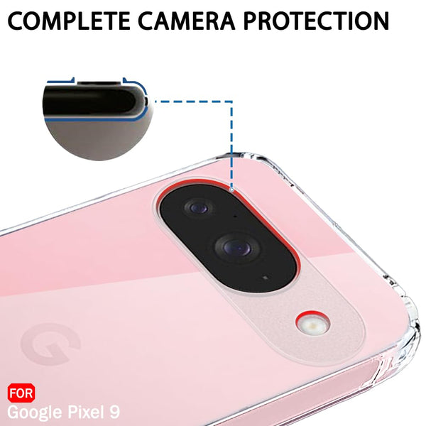 Mobielectro Soft Silicon Transparent |Scratch Resistant Clear Case for Pixel 9 5G