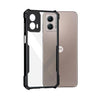 Mobielectro Camera Bump Protection | Slim Stylish 360 Protection Design |Crystal Clear | Shockproof Eagle Back Cover for Moto G53 - Black