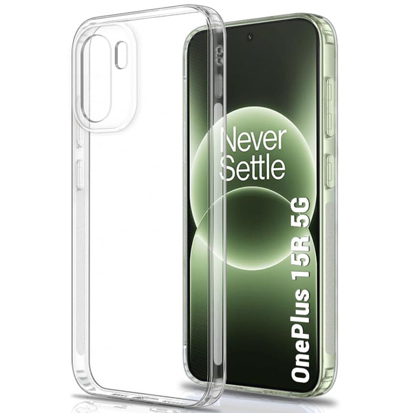 Mobielectro Clear Transparent Shockproof Scratch Resistant Protective Phone Case for OnePlus 15R