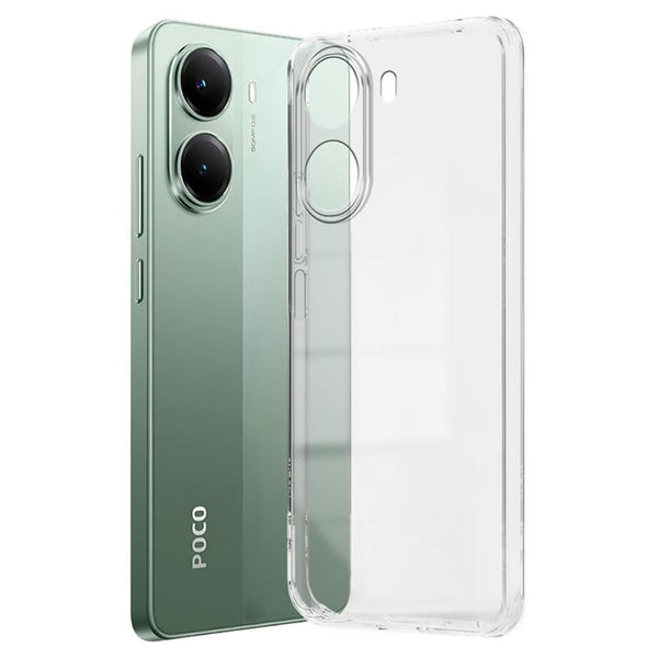 Mobielectro Clear Transparent Shockproof Scratch Resistant Protective Phone Case for POCO X7 Pro 5G