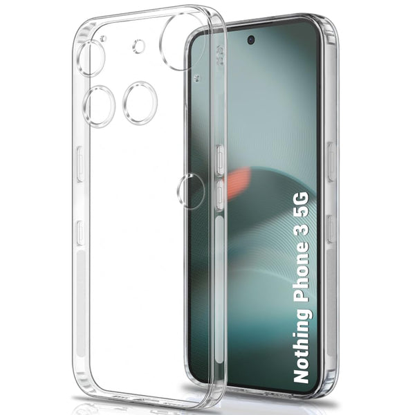 Mobielectro Clear Transparent Shockproof Scratch Resistant Protective Phone Case for Nothing Phone 3 5G