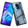 Mobielectro Camera Bump Protection | Slim Stylish 360 Protection Design |Crystal Clear | Shockproof Eagle Back Cover for RedMi Note 9 - Black