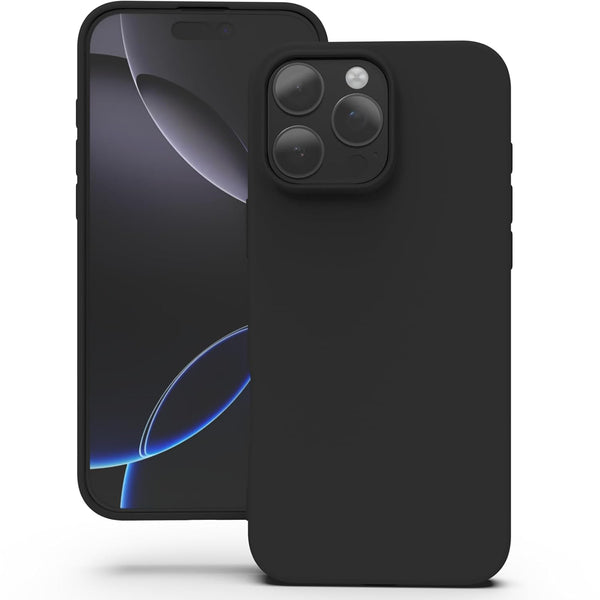 Mobielectro Waterkproof Soft Silicone Ultra Slim O.G Case for iPhone 16 pro - Black