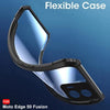 Mobielectro Camera Bump Protection | Slim Stylish 360 Protection Design |Crystal Clear | Shockproof Eagle Back Cover for Moto Edge 50 Fusion - Black