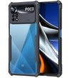 Mobielectro Camera Bump Protection | Slim Stylish 360 Protection Design |Crystal Clear | Shockproof Eagle Back Cover for Mi POCO X4 Pro 5G - Black