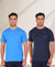 HiFlyers Men Slim Fit Solid Pack Of 2 Premium Rn T-Shirt Navy-Ted