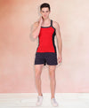 T.T. Men DesignerGym Vest Pack Of 3 Maroon-Grey -Navy-Maroon -Red-Black