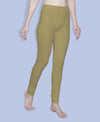 T.T. Women Solid Chudidar Cotton Lycra Cool Leggings -Beige - Coffee( Free Size)