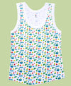 T.T. Cool Kids Pack Of 5 All Over Print Pure Cotton Innerwear Vest