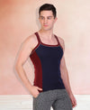 T.T. Men DesignerGym Vest Pack Of 3 Maroon-Grey -Navy-Maroon -Red-Black