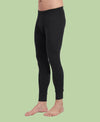 T.T. Men Regular Fit Cotton Rich With Elastomeric Finish Thermal Trouser Pack Of 5-Black