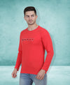 HiFlyers Men Coral Regular Fit Printed Round Neck T-Shirt