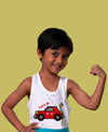 T.T. Cool Kids Pack Of 5 Printed Pure Cotton Innerwear Vest