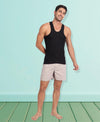 T.T. Men Desire Parker Black Rib Vest (Pack Of 2)