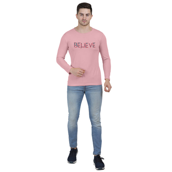 HiFlyers Mens Onion Regular FitPrinted Round Neck Full Sleev Tshirt