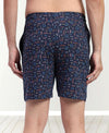 T.T. Men Regular Fit Cotton Polyster Printed Short With Zip Pocket Pack Of 1-Navy