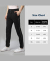 T.T. Men|Cotton Trackpant With Zipper Pocket|Regular Fit|Elastic Waist With Drawstring, Ultra Soft Stretch Fabric – Gym, Sports & Casual Wear With Side Piping||Black