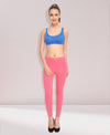 HiFlyers Women Pink Ankle Length Leggings/ Yoga Pant