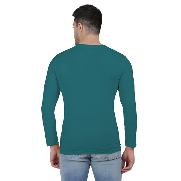HiFlyers Mens Airforce Regular FitPrinted Round Neck Full Sleev Tshirt