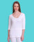 T.T. Women Hotpot Elite 3/4Th Slip Thermal - White