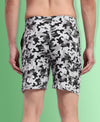 T.T. Men Regular Fit Cotton Polyster Printed Short With Zip Pocket Pack Of 1-Grey Camouflage