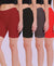 T.T. Pearl Women 100% Cotton Multipurpose Shorts Pack Of 4 Assorted